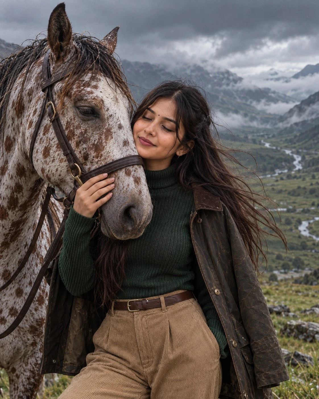 A Soulful Moment with a Horse