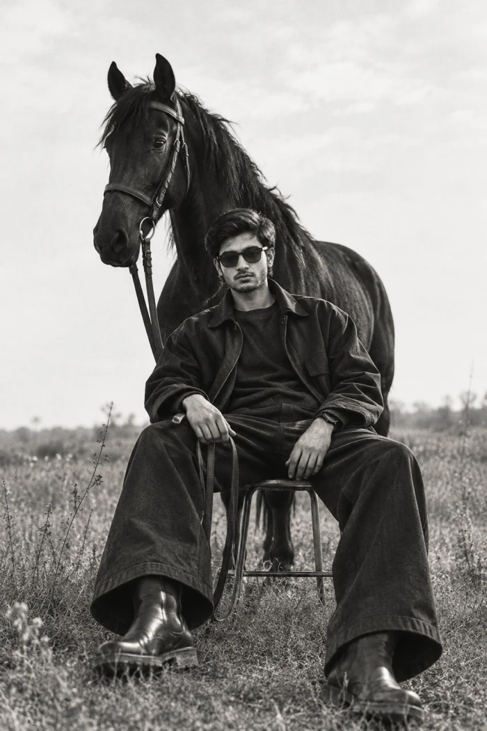 Black Horse Look Photoshoot