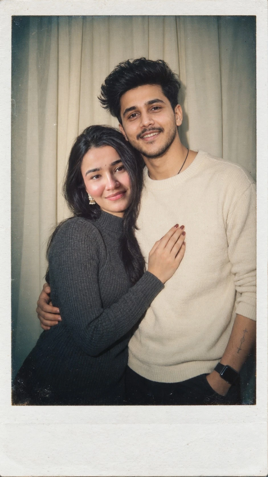 Vintage Style Couple Portrait